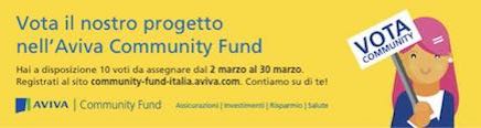 Vota il nostro progetto nell'Aviva Community Fund